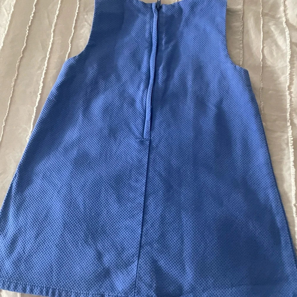 Gymboree Blue Textured Dress with Daisy‎ Detail